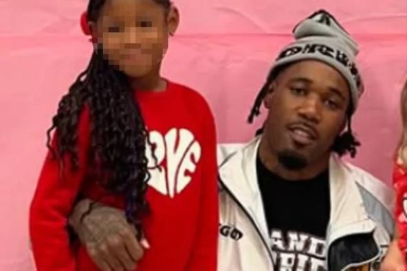 Džej Es Lil Roni sa ćerkicom