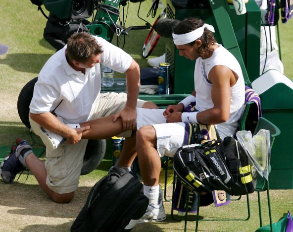 Rafael Nadal na Vimbldonu.