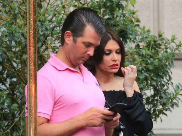Donald Tramp Junior Kimberli Gilfoj