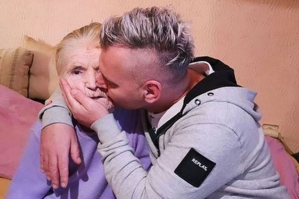 Milan Milošević sa majkom