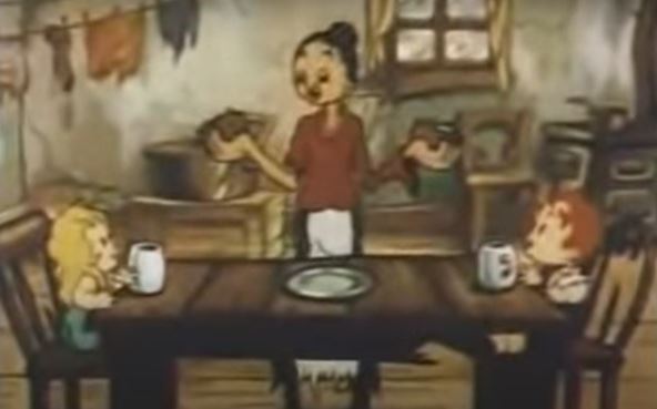 Negde u zemlji snova, crtani film