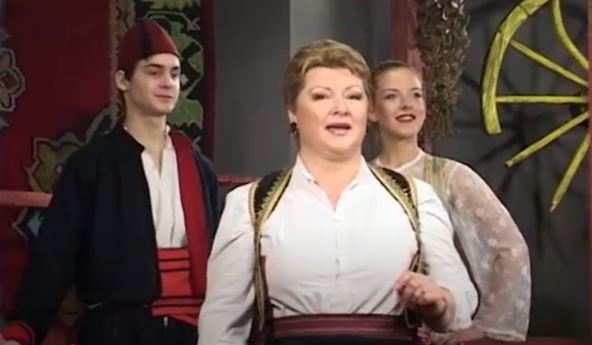 Goca Stojićević u nošnji