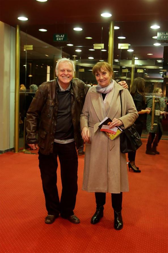 Branko Kockica sa suprugom Cacom Aleksić