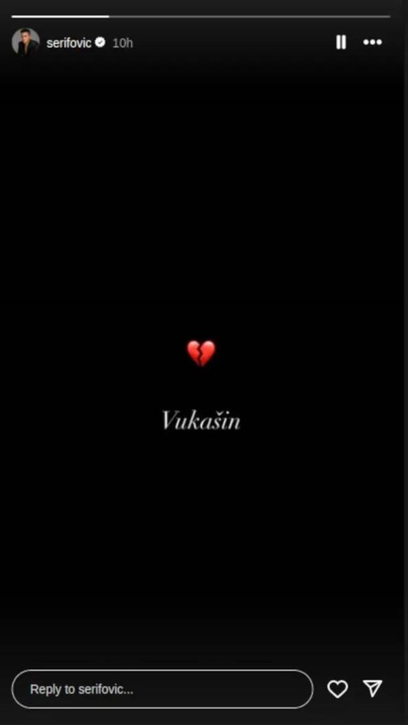 Marija se oprostila od Vukašina