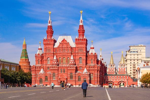 Moskva, Rusija, Crveni trg, Kremlj