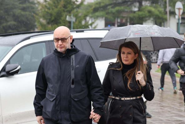 Viki Miljković sahrana brata Vladice 1.jpg