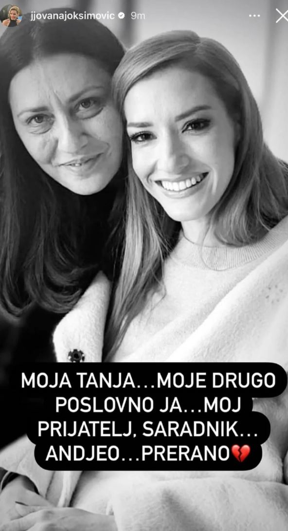 Jovana se oprostila od Tatjane