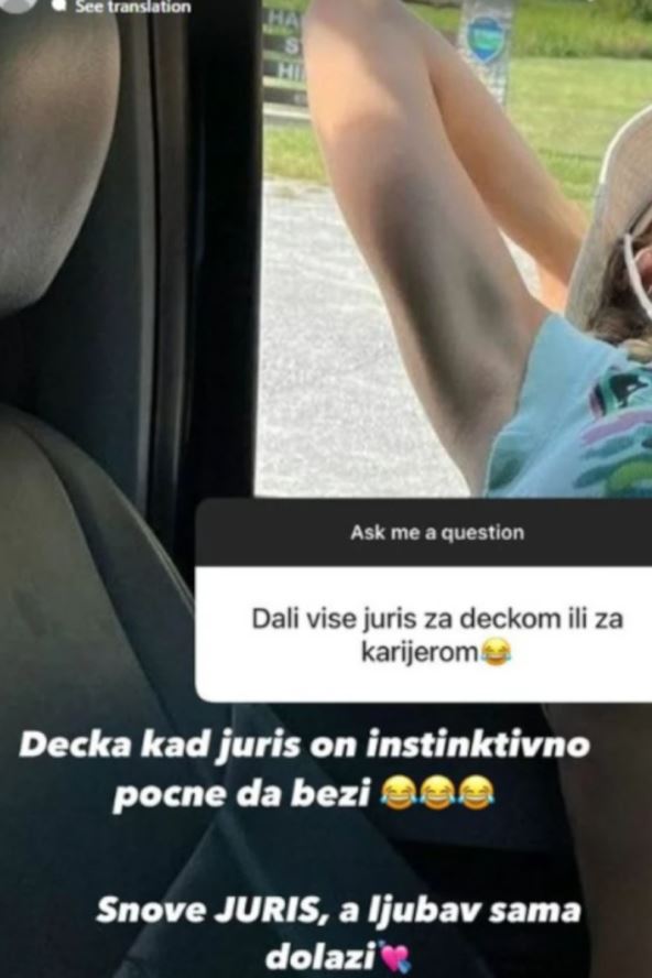 Ema Radujko objava o vezama