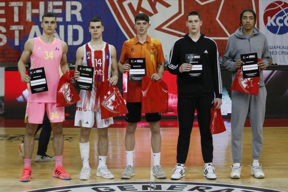 David Mirković u najboljoj petorci Addidas next generation turnira.