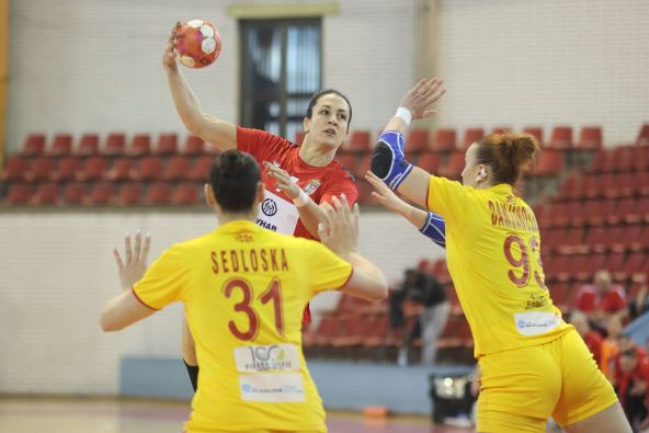 Andrea Lekić na meču protiv Severne Makedonije u Boru