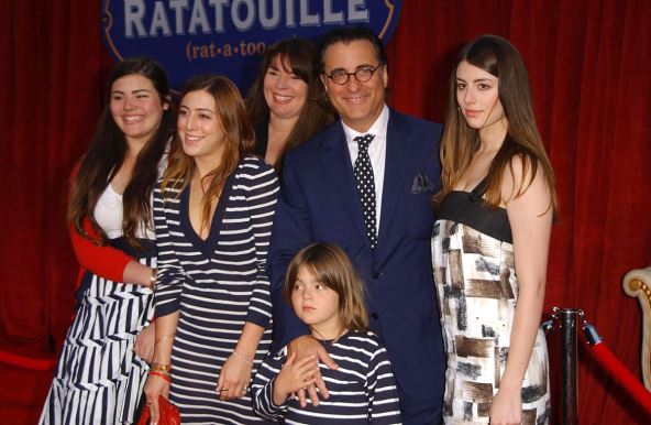 Endi Garsija sa porodicom