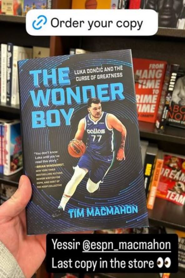 Tim Mekmahon izdao knjigu o Luki Dončiću