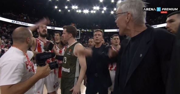 Nikola Kalinić i Gordon Herbert rasprava na Bajern - Zvezda