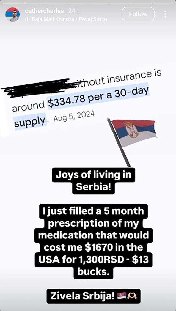 Amerikanac koji živi u Srbiji