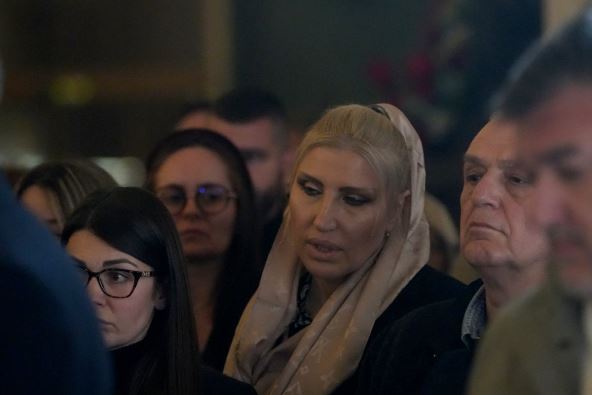 Jovana Tipšin na ponoćnoj liturgiji