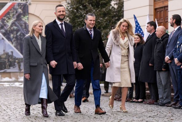 Pete Hegseth i Jennifer Rauchet
