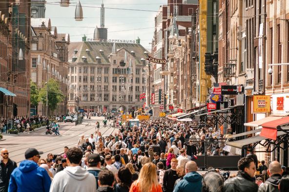 Gužva na ulicama Amsterdama