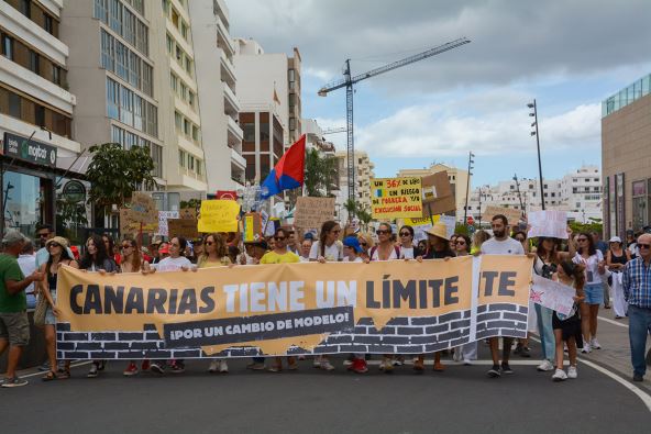 Protest na Kanarskim ostrvima