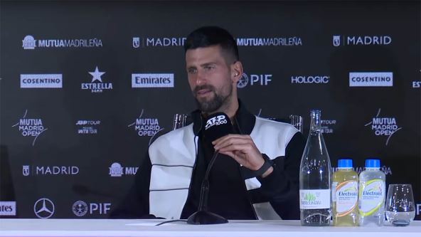 Novak Đoković konferencija za medije u Madridu