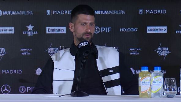 Novak Đoković konferencija za medije u Madridu