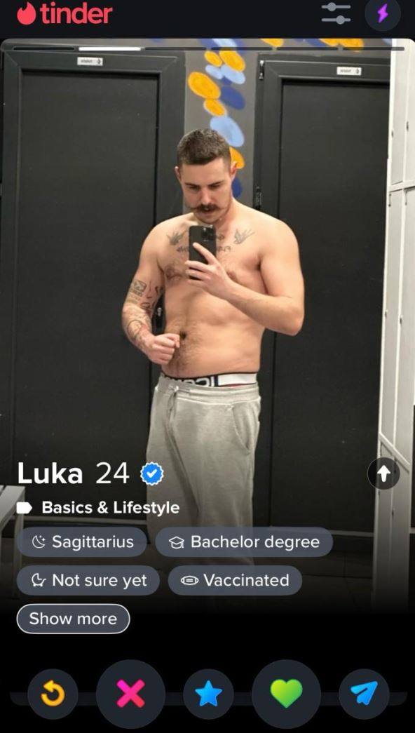 Luka Bijelović na tinderu