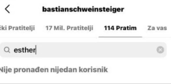 Bastijan ne prati Ester