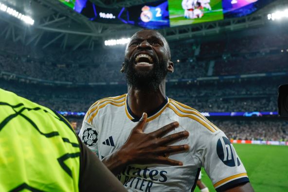 Antonio Ridiger slavi pobedu u Realu