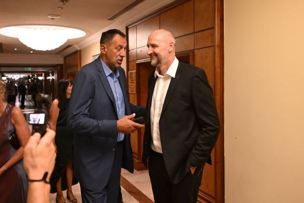 Vlade Divac i Dino Rađa u Kući slavnih