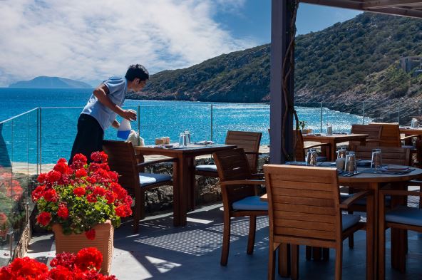 Restoran, konobar, more