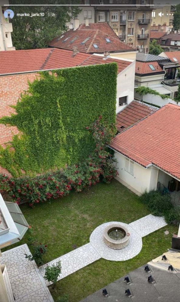 Pogled iz vile Marka Jarića na Dorćolu