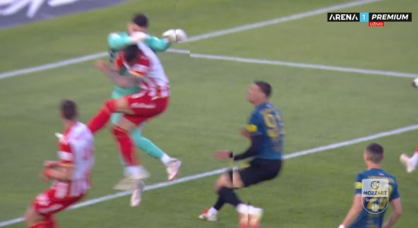 Omri Glazer i Rade Krunić sudar