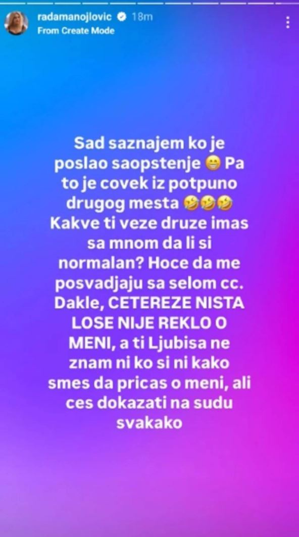 Rada najavila tužbu protiv komšija