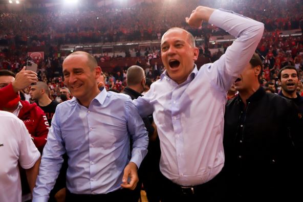 Braća Angelopulos Panajotis i Jorgos, vlasnici Olimpijakosa