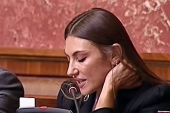 Nevena Adžemović u skupštini