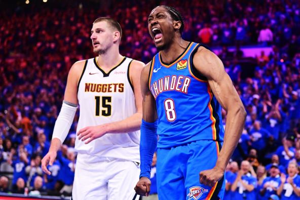Nikola Jokić i Džejlen Vilijams na Oklahoma - Denver