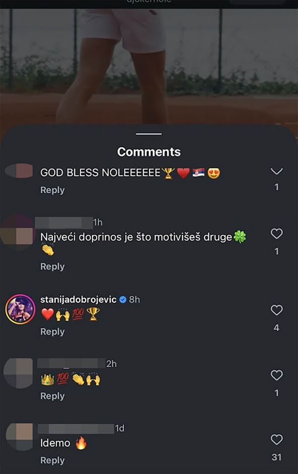 Stanija reagovala zbog Novaka