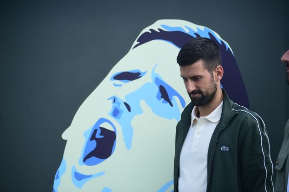 Novak Đoković na otvaranju terena