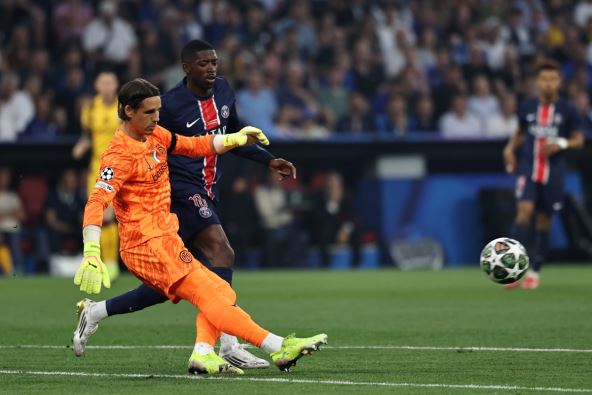 Usman Dembele u finalu Pari Sen Žermena protiv Intera