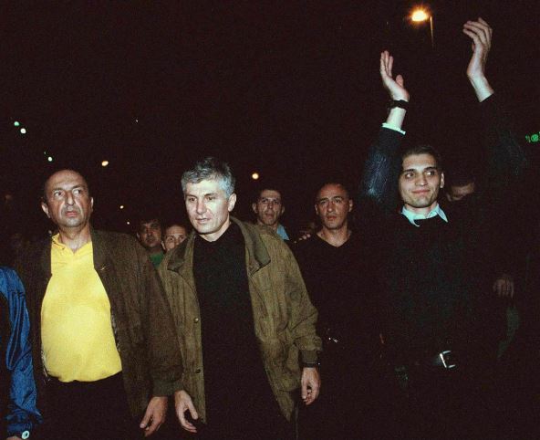 Čedomir Jovanović i Zoran Đinđić