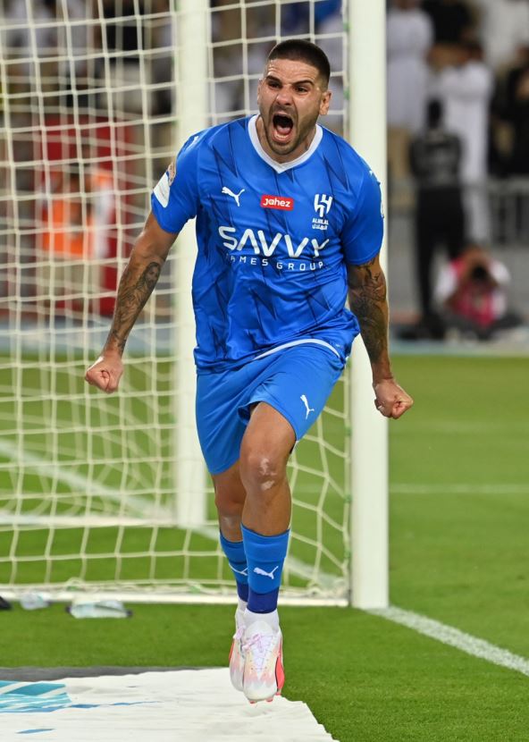 Aleksandar Mitrović slavi gol za Al Hilal