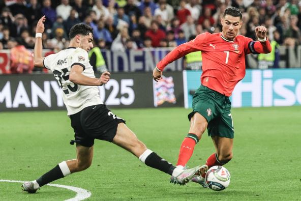 Aleksandar Pavlović i Kristijano Ronaldo