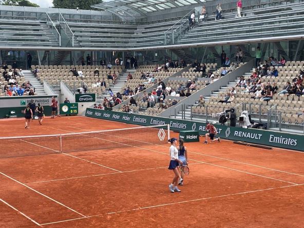 Aleksandra Krunić i Ana Danilina polufinale Rolan Garosa 1.jpg