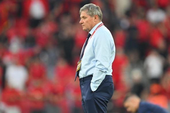 Dragan Stojković Piksi na Er Albaniji.