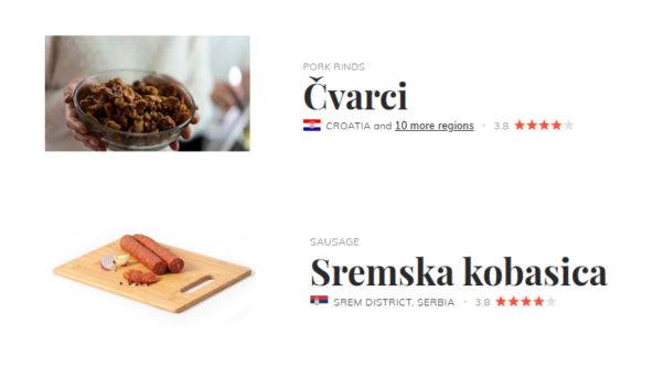 Čvarci i sremska kobasica