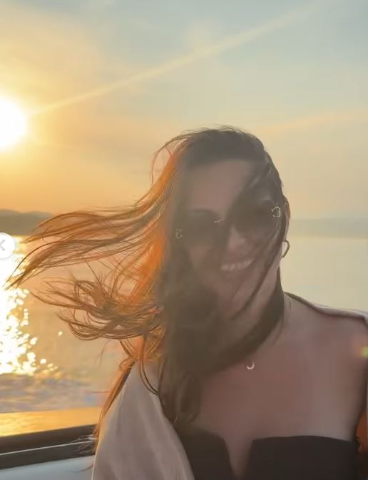 Dragana Kosjerina na brodu