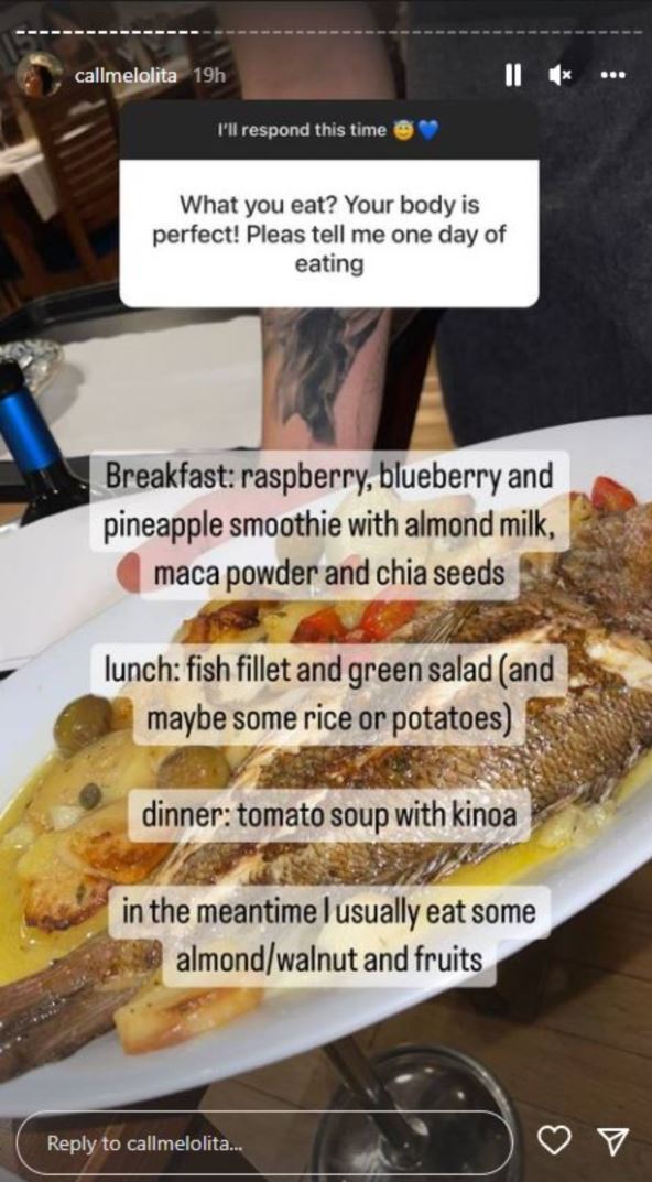 Jovana Đorđević poedlila je primer jednog jelovnika.