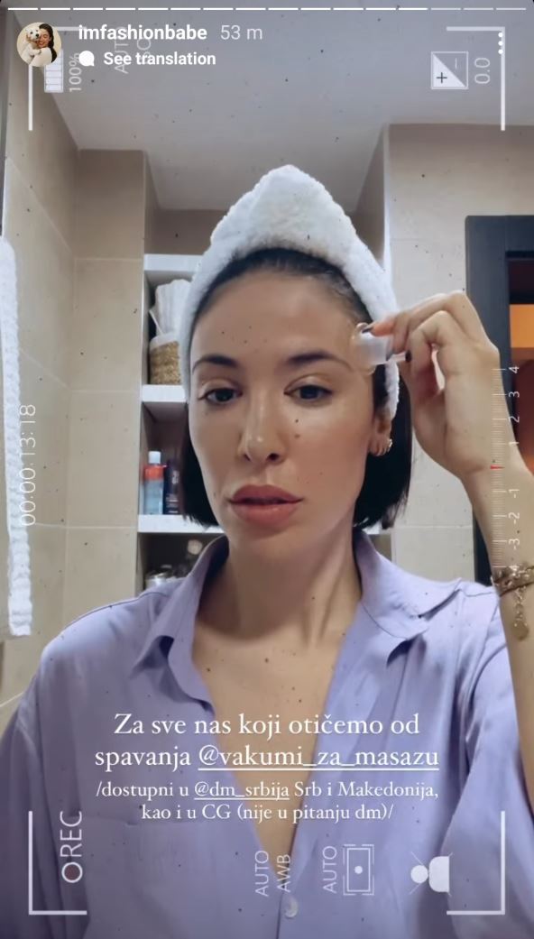 Dunja Jovanić obožava masažu čašicama.