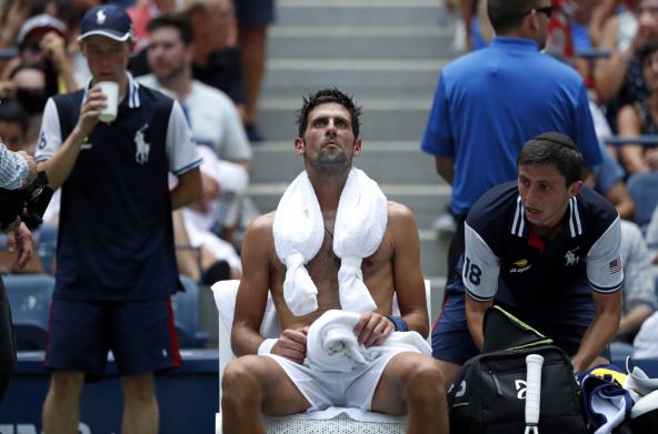 Novak Đoković na pauzi na US Openu
