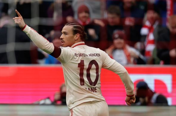 Leroj Sane slavi gol u Bajernu