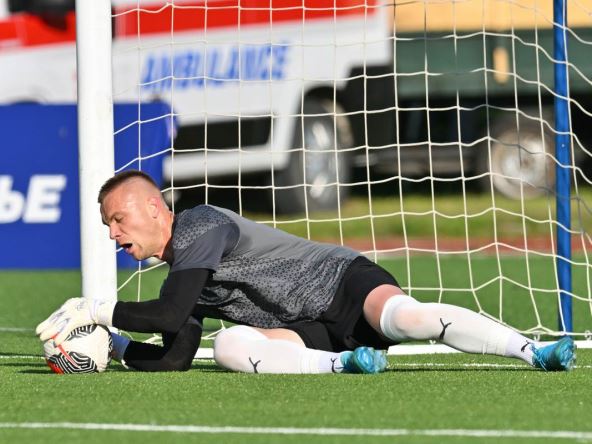 Golman Partizana Aleksandar Jovanović